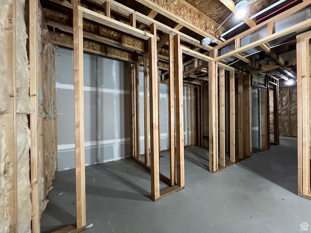 5558 W Dornton Ct, Herriman, UT 84096 - miscellaneous room featuring concrete flooring
