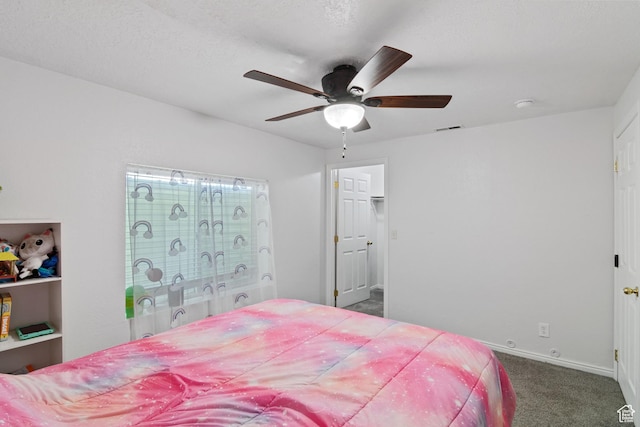 4139 N Mountain View Dr E, Eagle Mountain, UT 84005 - carpeted bedroom featuring baseboards and a ceiling fan