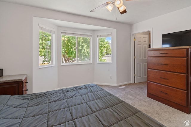 4139 N Mountain View Dr E, Eagle Mountain, UT 84005 - bedroom with carpet floors and a ceiling fan