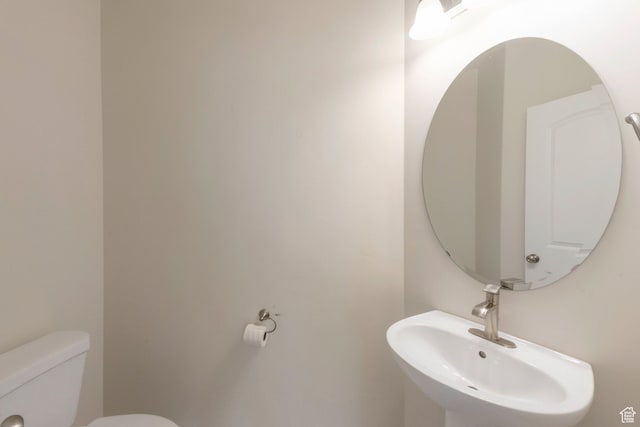 1611 N 3860 W, Lehi, UT 84043 - half bath featuring a sink and toilet