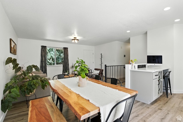 2265 Casperville Rd, Heber City, UT 84032 - dining room with light wood-style floors and recessed lighting