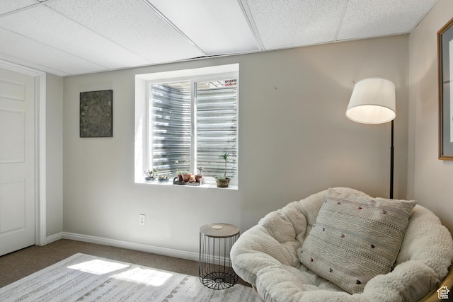 2265 Casperville Rd, Heber City, UT 84032 - sitting room with carpet floors and a paneled ceiling