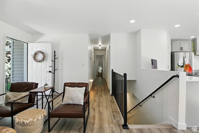 2265 Casperville Rd, Heber City, UT 84032 - living area featuring light wood-style floors and recessed lighting