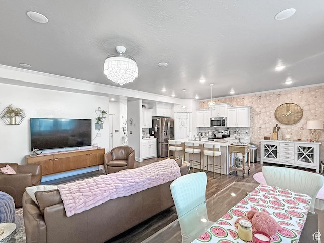 4491 Haven Rd Unit 11E, West Haven, UT 84401 - living room featuring ornamental molding