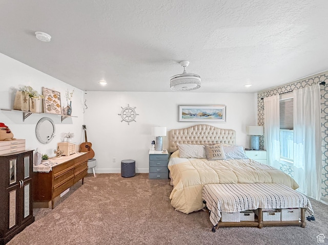 4491 Haven Rd Unit 11E, West Haven, UT 84401 - carpeted bedroom featuring baseboards and a textured ceiling