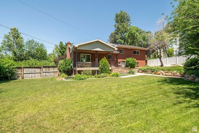 2922 E Hillsden Dr, Holladay, UT 84117 - rear view of property with brick siding