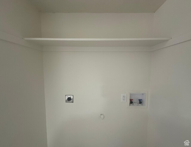 469 Canfield Dr, Ogden, UT 84404 - washroom featuring electric dryer hookup, hookup for a washing machine, and gas dryer hookup