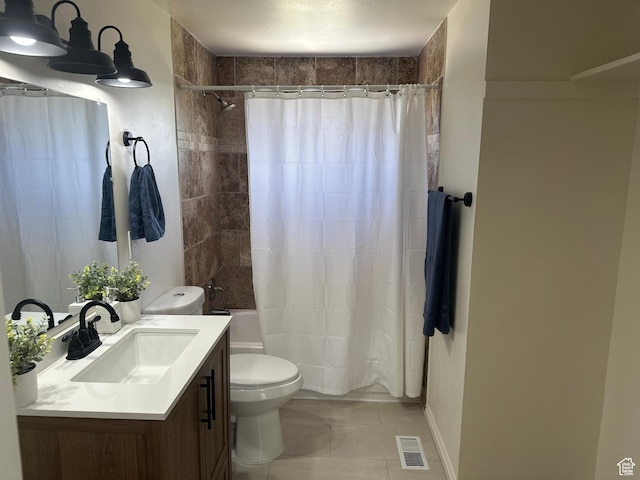 469 Canfield Dr, Ogden, UT 84404 - bathroom with vanity and shower / tub combo with curtain