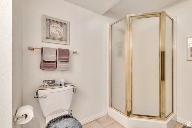 6925 S Sparrowtail Rd W, West Jordan, UT 84081 - bathroom with a shower stall and tile patterned flooring