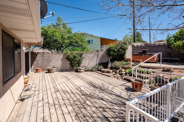42 S Juniper Dr, Cedar City, UT 84720 - deck featuring a fenced backyard