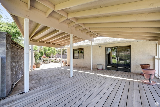 42 S Juniper Dr, Cedar City, UT 84720 - view of wooden terrace