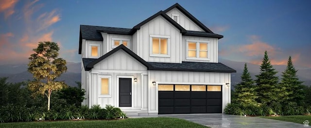 6761 S Glade Creek Dr Unit 229, West Jordan, UT 84081 - modern inspired farmhouse featuring board and batten siding, a garage, and driveway