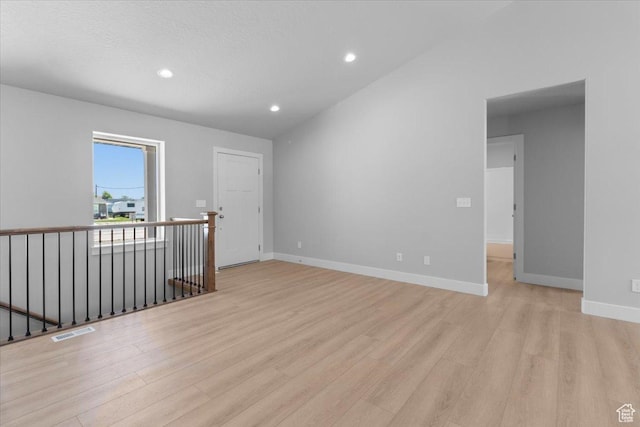 61 E 600 S, Nephi, UT 84648 - unfurnished room with light wood-style floors and recessed lighting