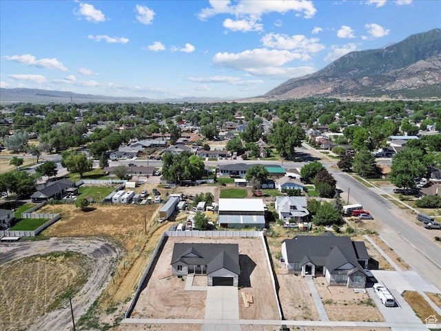 61 E 600 S, Nephi, UT 84648 - aerial view of residential area with mountains