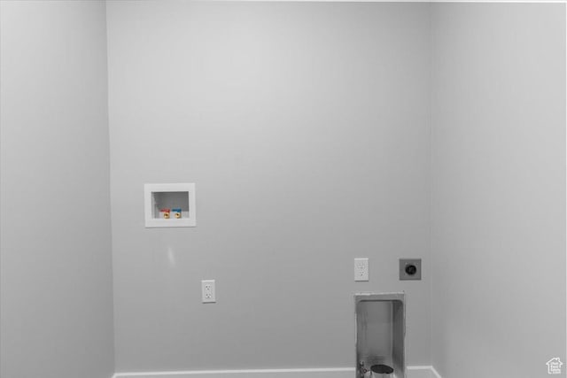 61 E 600 S, Nephi, UT 84648 - washroom featuring electric dryer hookup and hookup for a washing machine