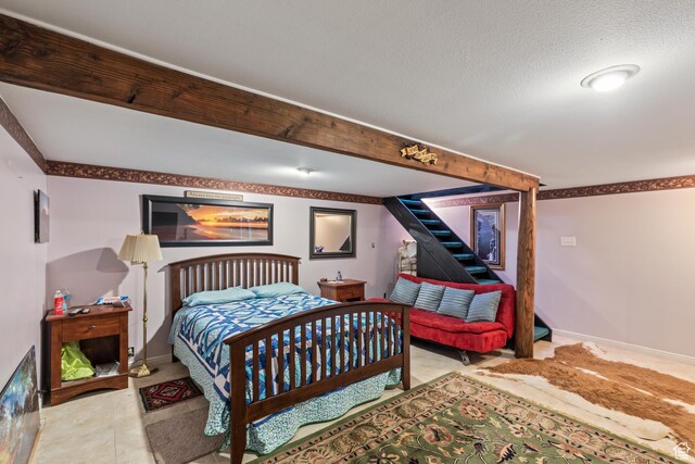 125 S Main St, Centerfield, UT 84622 - bedroom with baseboards and a textured ceiling