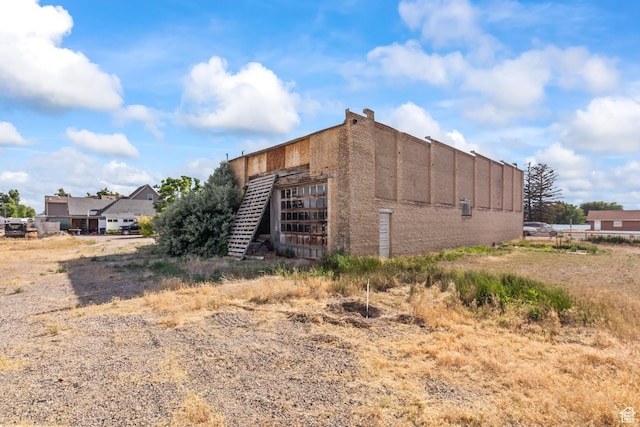 125 S Main St, Centerfield, UT 84622 - view of outbuilding featuring an attached garage