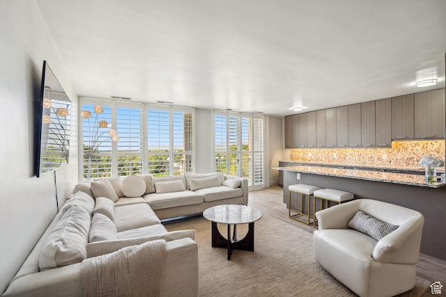 777 E S Temple N Unit 4B, Salt Lake City, UT 84102 - living area with light wood-style floors