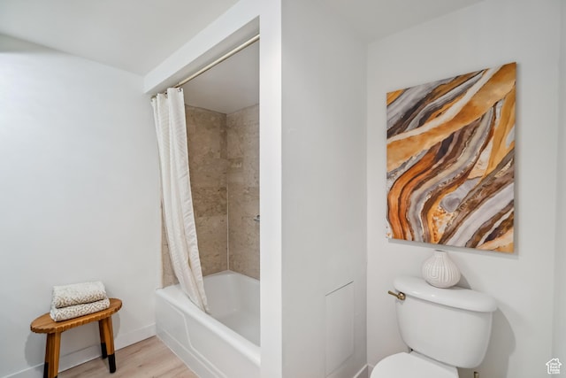 777 E S Temple N Unit 4B, Salt Lake City, UT 84102 - full bathroom with shower / tub combo and wood finished floors