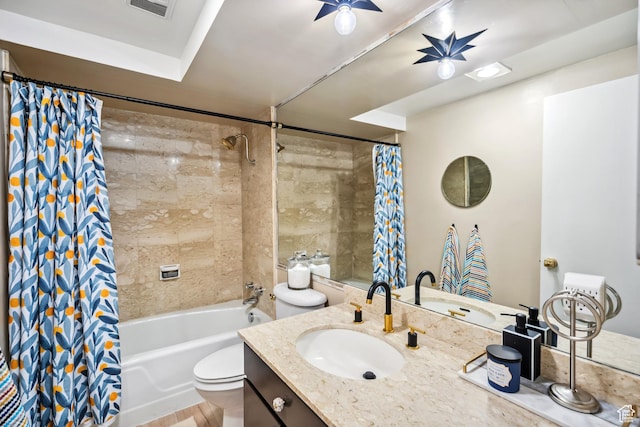 777 E S Temple N Unit 4B, Salt Lake City, UT 84102 - bathroom with vanity and shower / bathtub combination with curtain
