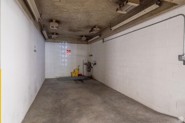 777 E S Temple N Unit 4B, Salt Lake City, UT 84102 - garage featuring concrete block wall