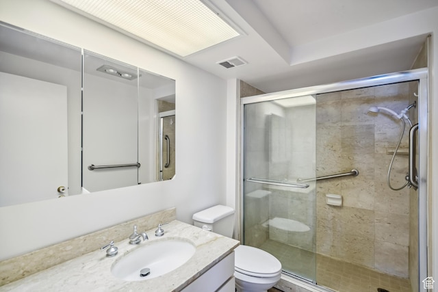 777 E S Temple N Unit 9J, Salt Lake City, UT 84102 - bathroom with vanity and a shower stall
