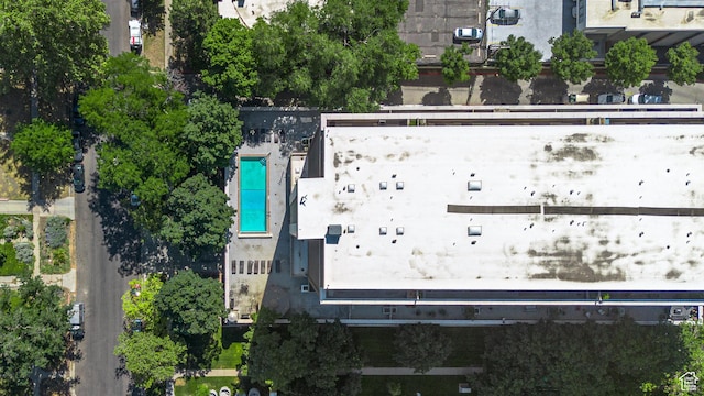 777 E S Temple N Unit 9J, Salt Lake City, UT 84102 - bird's eye view of a pool area