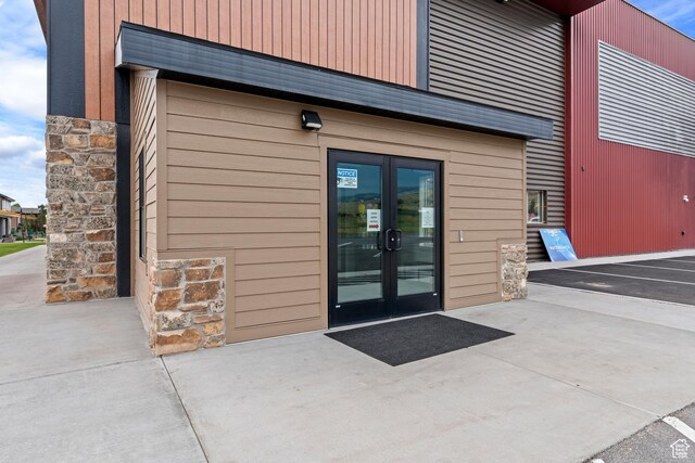 140 W 150 S Unit I34, Garden City, UT 84028 - property entrance with stone siding and french doors
