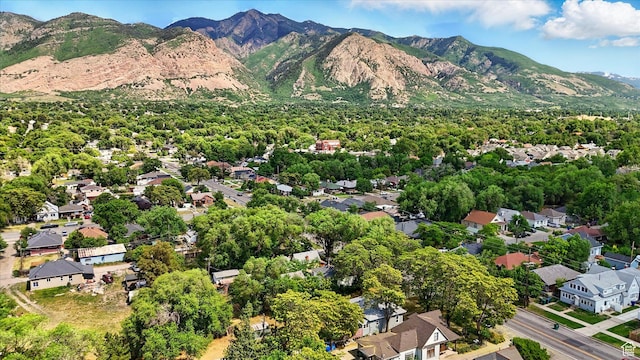 840 E 22nd St S, Ogden, UT 84401 - aerial view of property's location with nearby suburban area and a mountainous background