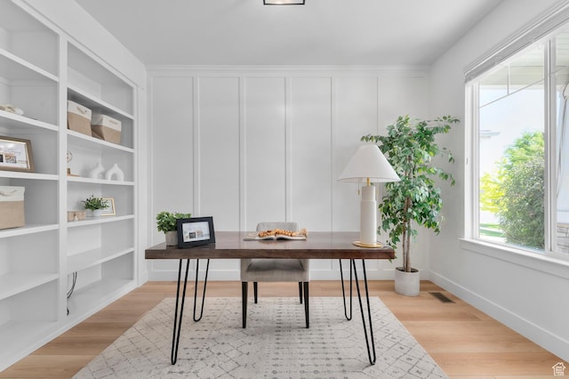 68 N Eden Way, Vineyard, UT 84059 - office featuring light wood-type flooring and built in features
