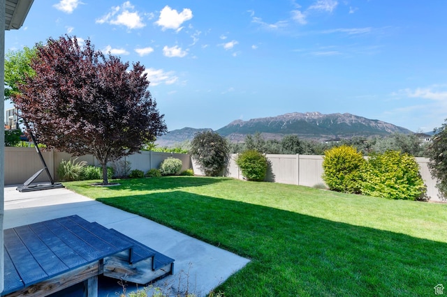 68 N Eden Way, Vineyard, UT 84059 - fenced backyard featuring a mountain view
