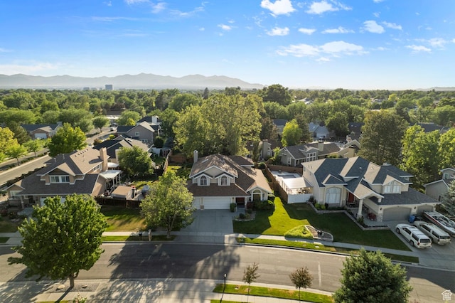 4630 S Stockbridge Ln, Millcreek, UT 84117 - aerial view of residential area with a mountain backdrop