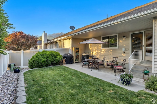 145 N 240 E, Orem, UT 84057 - fenced backyard featuring a patio