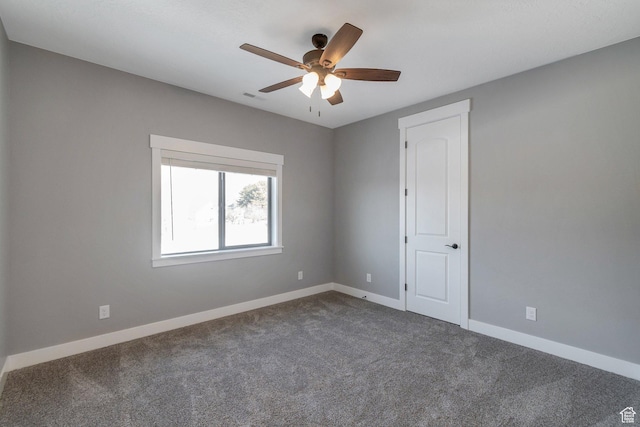 1766 S 1850 W Unit 08, Mapleton, UT 84664 - unfurnished room featuring dark colored carpet and ceiling fan