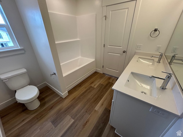 627 W 575 N Unit 545, Smithfield, UT 84335 - full bath featuring double vanity, wood finished floors, and shower / bathtub combination