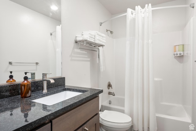 175 S Blue Topaz Ln, Garden City, UT 84028 - full bathroom featuring shower / bath combo and vanity