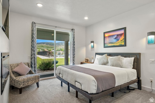175 S Blue Topaz Ln, Garden City, UT 84028 - carpeted bedroom with access to exterior and recessed lighting