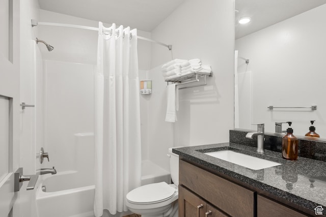 175 S Blue Topaz Ln, Garden City, UT 84028 - full bathroom featuring shower / bath combo and vanity