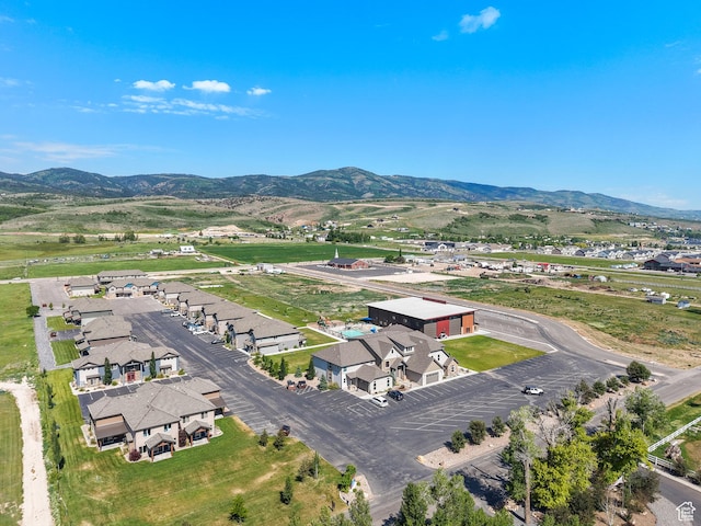 175 S Blue Topaz Ln, Garden City, UT 84028 - aerial perspective of suburban area with a mountainous background