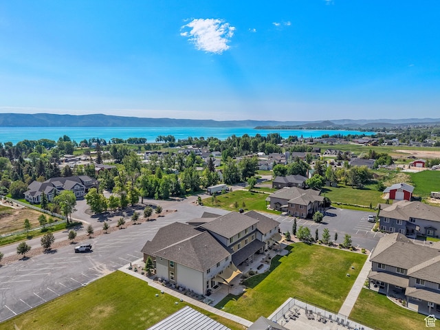 175 S Blue Topaz Ln, Garden City, UT 84028 - aerial view of residential area featuring a water and mountain view