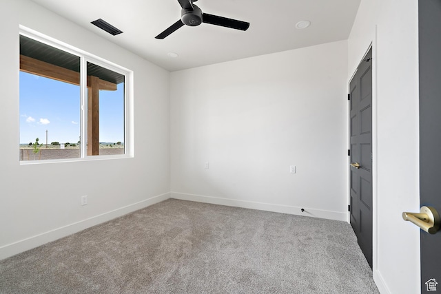 2639 S Mann Ln, Cedar City, UT 84720 - carpeted spare room with a ceiling fan and baseboards