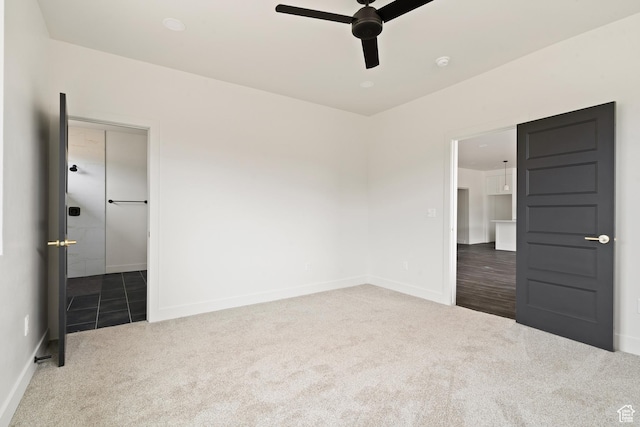 2639 S Mann Ln, Cedar City, UT 84720 - unfurnished bedroom with carpet flooring and ceiling fan
