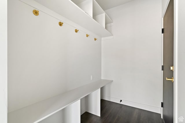 2639 S Mann Ln, Cedar City, UT 84720 - mudroom with dark wood-type flooring and baseboards