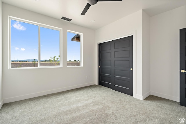 2639 S Mann Ln, Cedar City, UT 84720 - unfurnished bedroom featuring carpet and ceiling fan