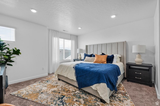 1282 N 375 E Unit 150, Harrisville, UT 84404 - bedroom with carpet, a textured ceiling, and recessed lighting