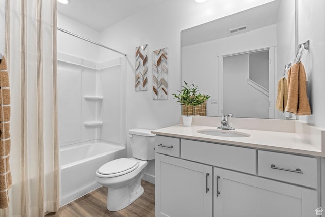 1282 N 375 E Unit 150, Harrisville, UT 84404 - bathroom with vanity, wood finished floors, and shower / bathtub combination
