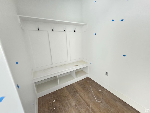 1726 S 3875 W Unit 225, West Weber, UT 84401 - mudroom featuring dark wood-style floors and baseboards