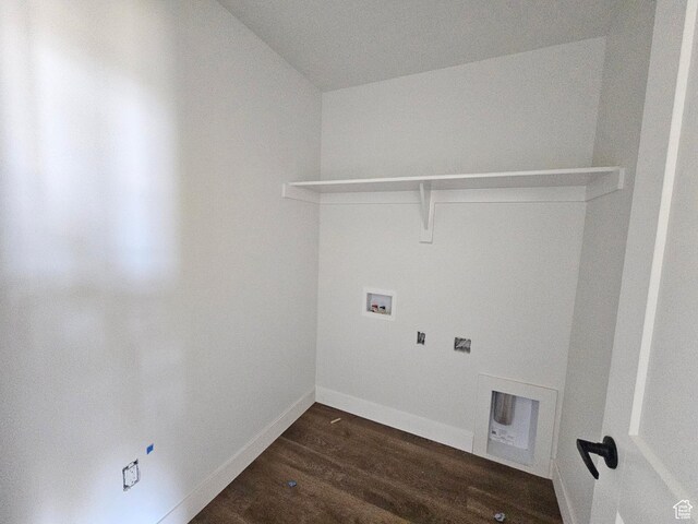 1726 S 3875 W Unit 225, West Weber, UT 84401 - laundry room with washer hookup and dark wood-style floors