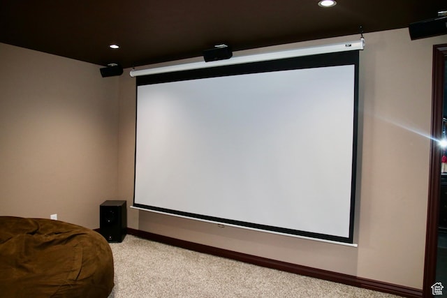270 Amsterdam Dr, Stansbury Park, UT 84074 - cinema with light carpet and recessed lighting