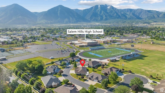 347 N 220 W, Salem, UT 84653 - drone / aerial view of mountains